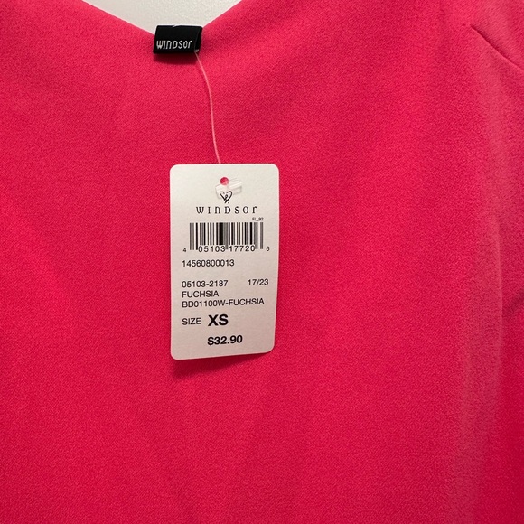 Windsor Hot Pink Bodycon Dress - Picture 2 of 4